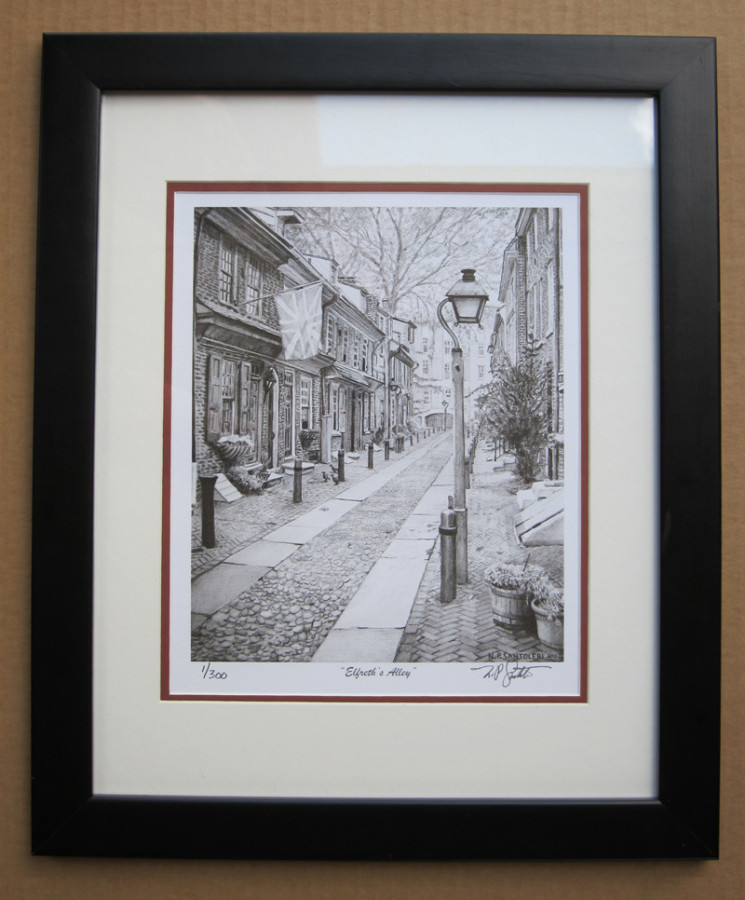 Framed Pencil Print - Nicholas Santoleri, Realism Artist